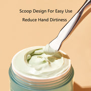 Silicone facial mask brush with digging spoon, view 5 - MRSLM
