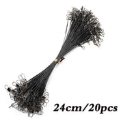 anti-bite fishing leader steel wire with swivel, view 2 - MRSLM