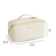 PU leather travel cosmetic bag, view 10 - MRSLM