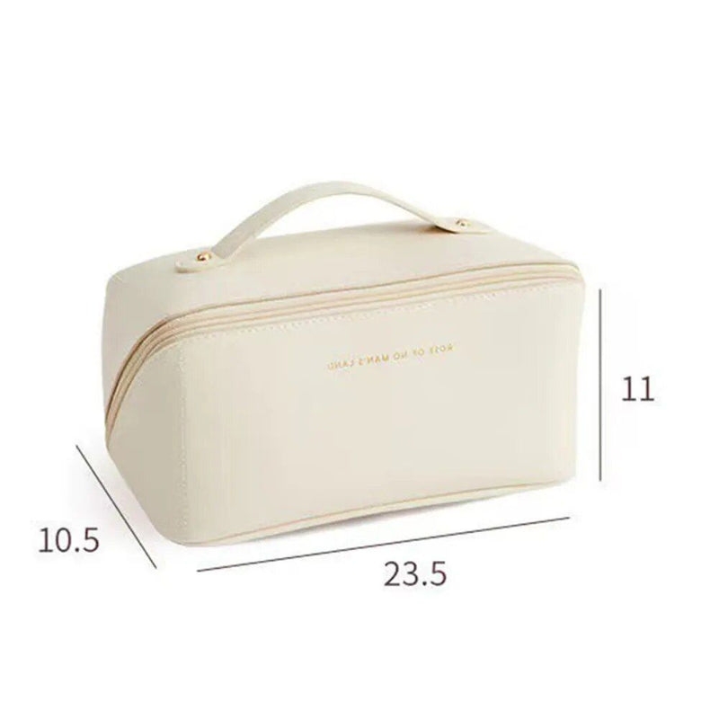 PU leather travel cosmetic bag, view 10 - MRSLM