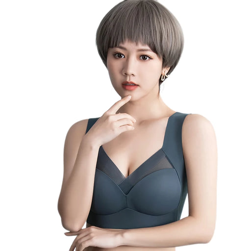 Seamless plus size sports bra - MRSLM