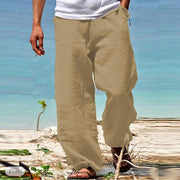 men's summer drawstring beach pants, view 8 - MRSLM