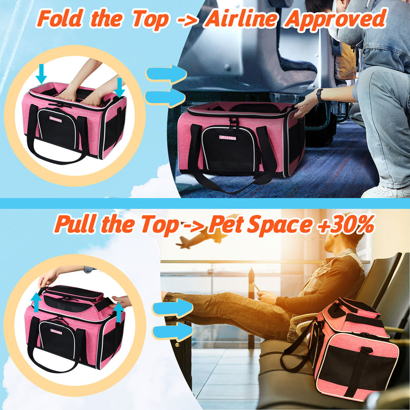 pet carrier with expandable top, view 5 - MRSLM