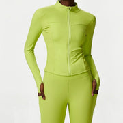 women's quick-dry long sleeve fitted top - MRSLM