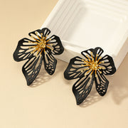 white floral drop earrings, view 11 - MRSLM