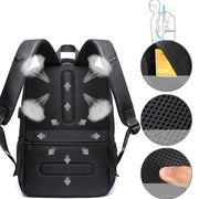 student waterproof computer backpack, view 4 - MRSLM