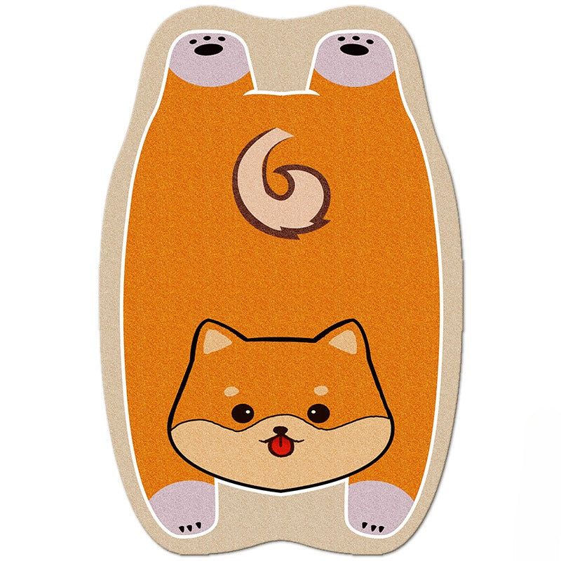 Cute animal plush rug, view 4 - MRSLM