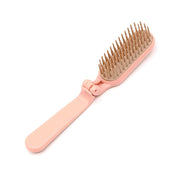 foldable detangling hair brush, view 2 - MRSLM