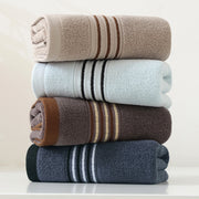 cotton striped towel, view 6 - MRSLM
