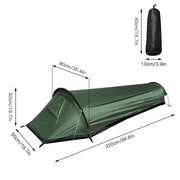 ultralight solo backpacking tent, view 8 - MRSLM