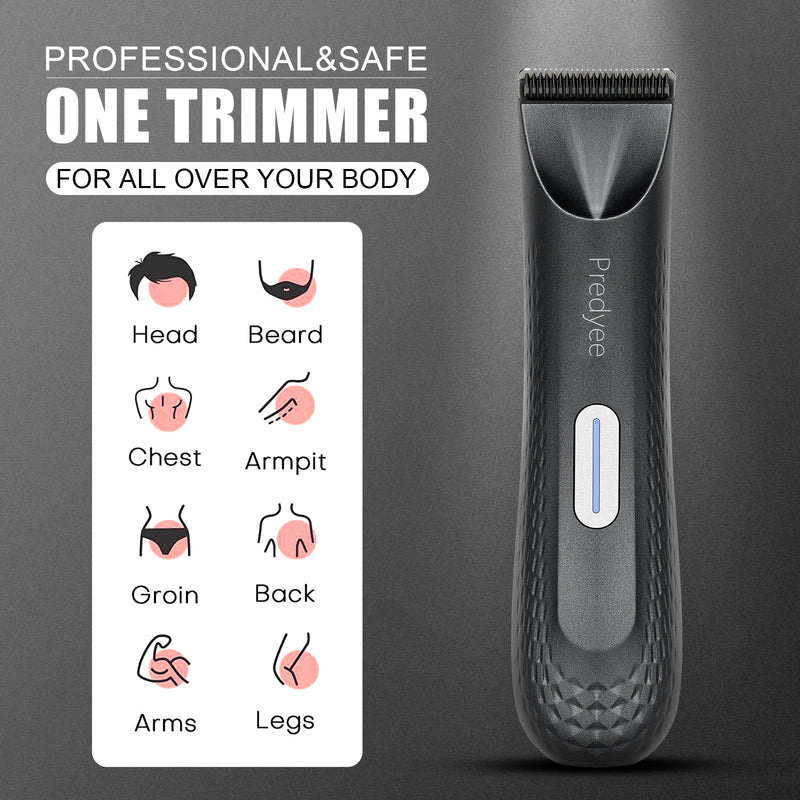 waterproof men's body groomer, view 3 - MRSLM