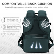 nylon travel backpack, view 18 - MRSLM