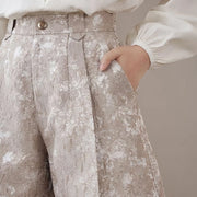 floral jacquard shorts, view 5 - MRSLM