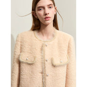 camel wool blend coat, view 6 - MRSLM