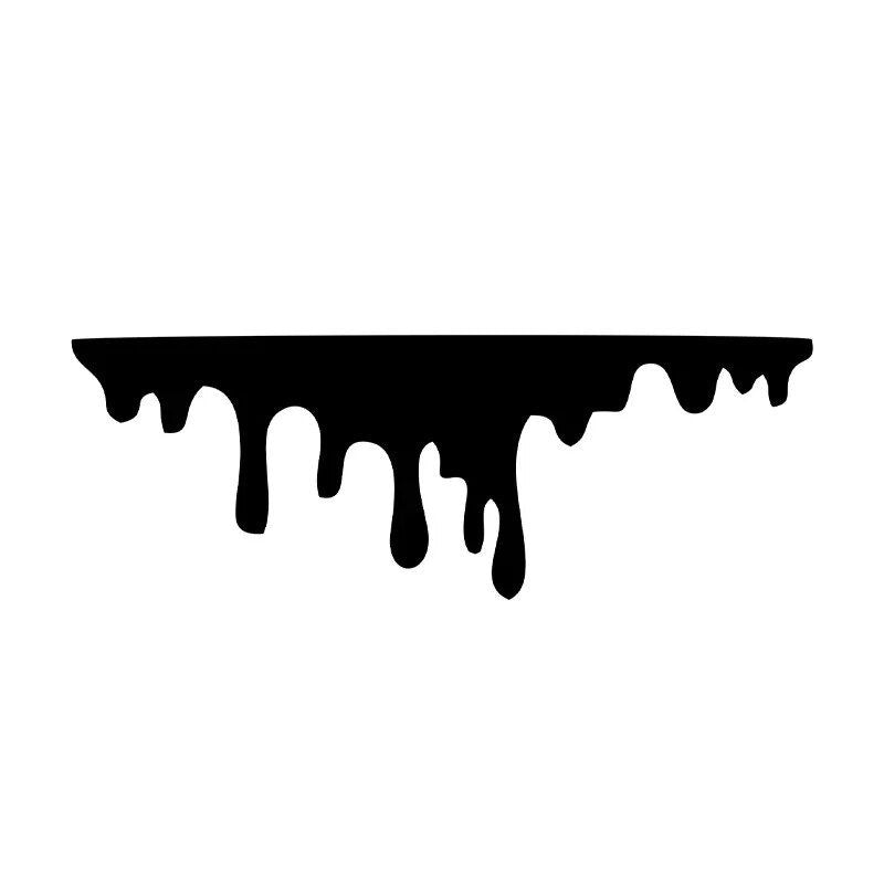 red bleeding effect car decal, view 5 - MRSLM