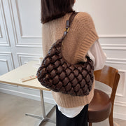 lingge embroidery messenger bag, view 5 - MRSLM