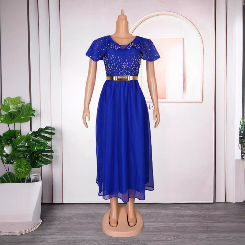 high waist long dress, view 4 - MRSLM