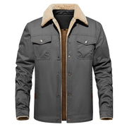 Men's sherpa lined trucker jacket, view 4 - MRSLM