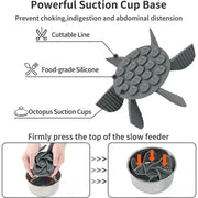 Slow feeder insert for dog bowls, view 7 - MRSLM