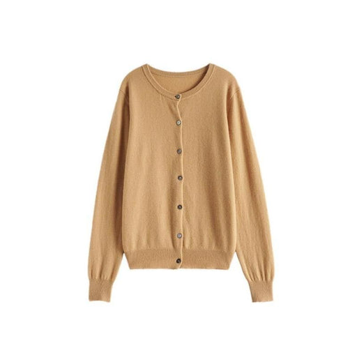 wool single breasted cardigan, view 14 - MRSLM