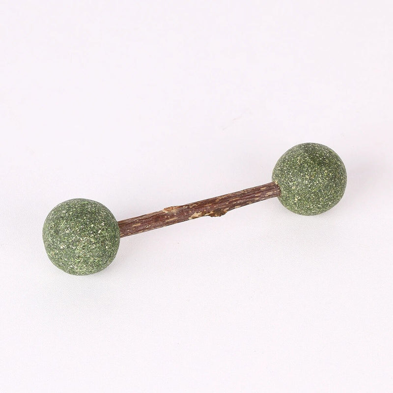 catnip dumbbell toy for cats, view 8 - MRSLM