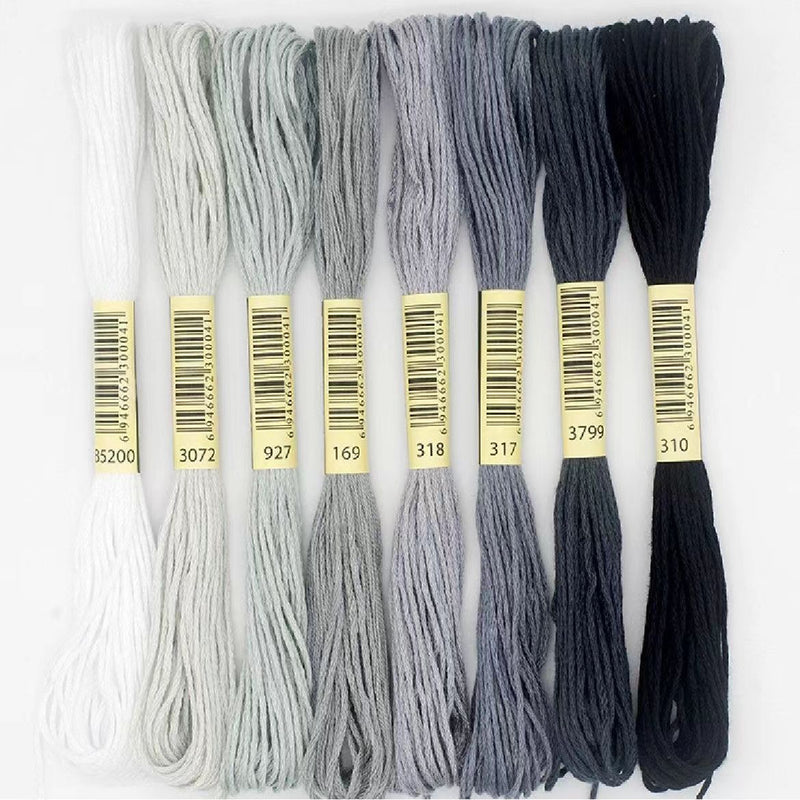 gradient color cross stitch thread, view 2 - MRSLM