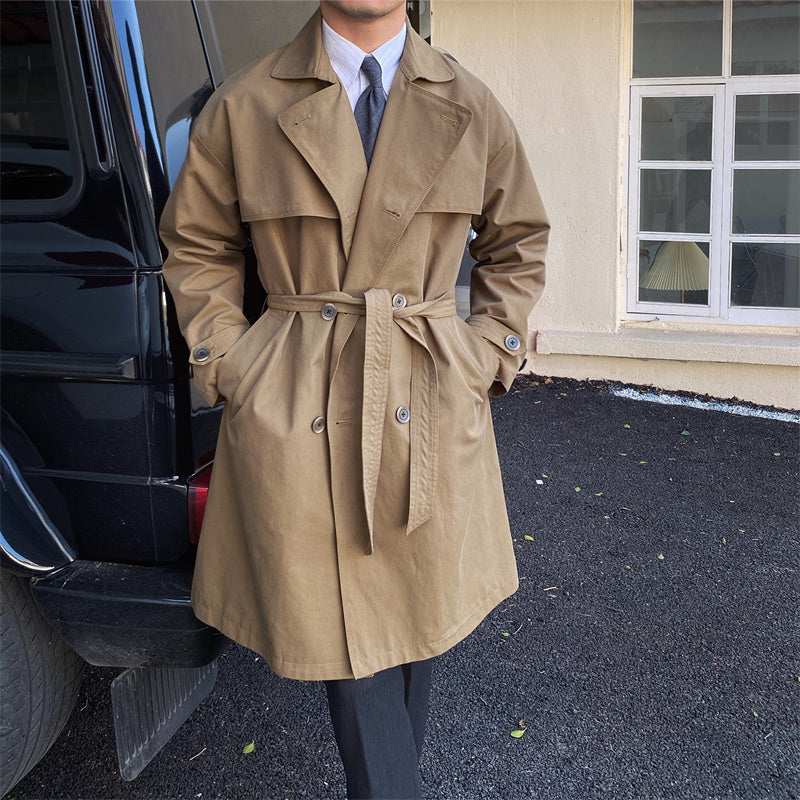 Mid-length double-breasted trench coat - MRSLM