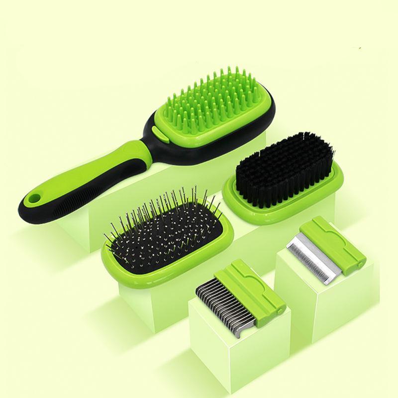 5-in-1 pet grooming brush set - MRSLM