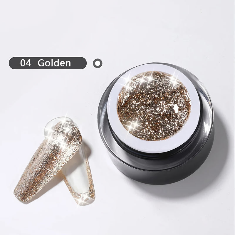 high flash glitter gel nail polish set, view 5 - MRSLM