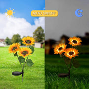 solar sunflower lights, view 7 - MRSLM