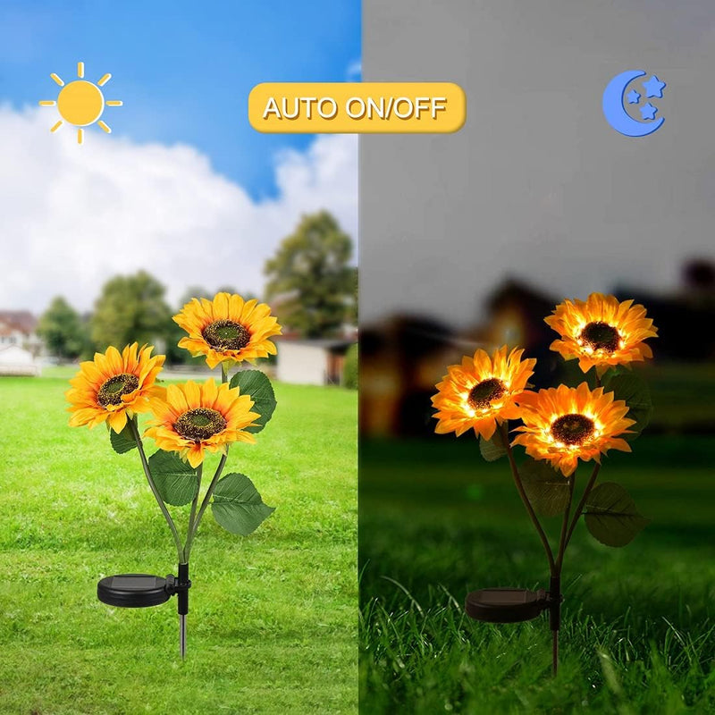 solar sunflower lights, view 7 - MRSLM