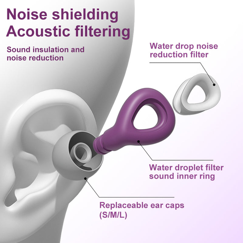 sleep and swim ear plug set, view 10 - MRSLM