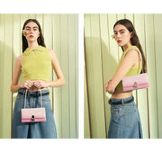 pink shoulder bag, view 4 - MRSLM
