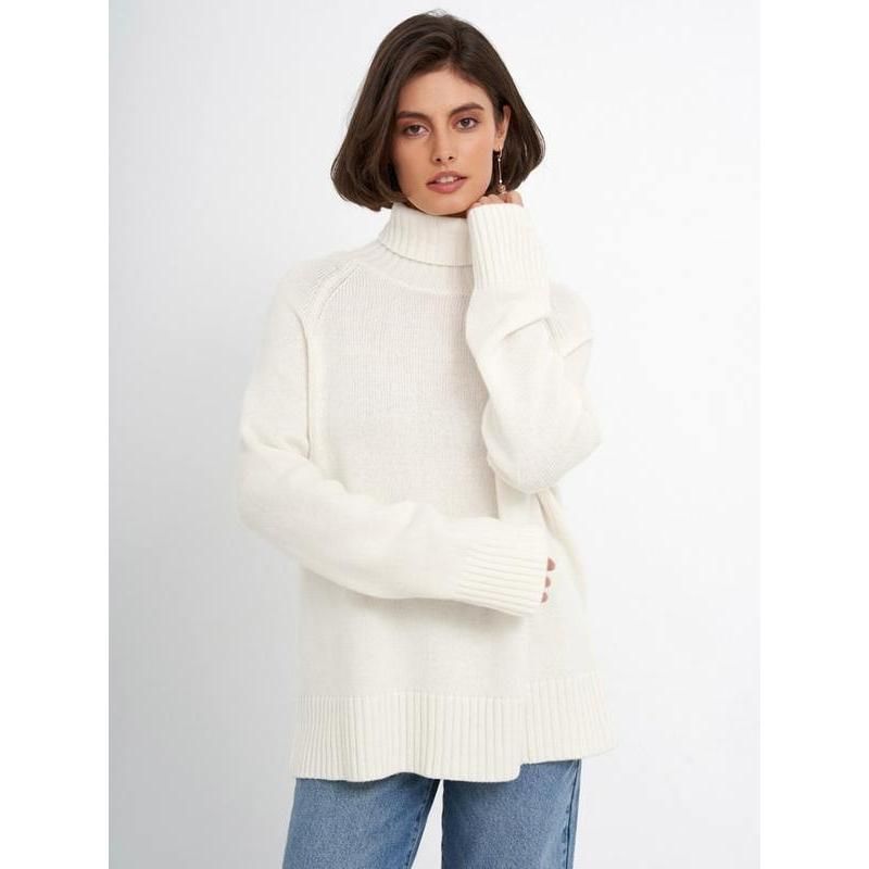 women's turtleneck sweater, view 12 - MRSLM