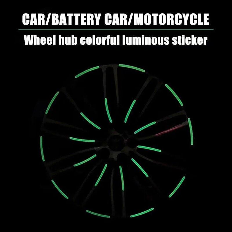reflective wheel rim stickers, view 6 - MRSLM