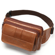 men's leather waist bag, view 10 - MRSLM