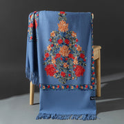embroidered knitted shawl, view 11 - MRSLM