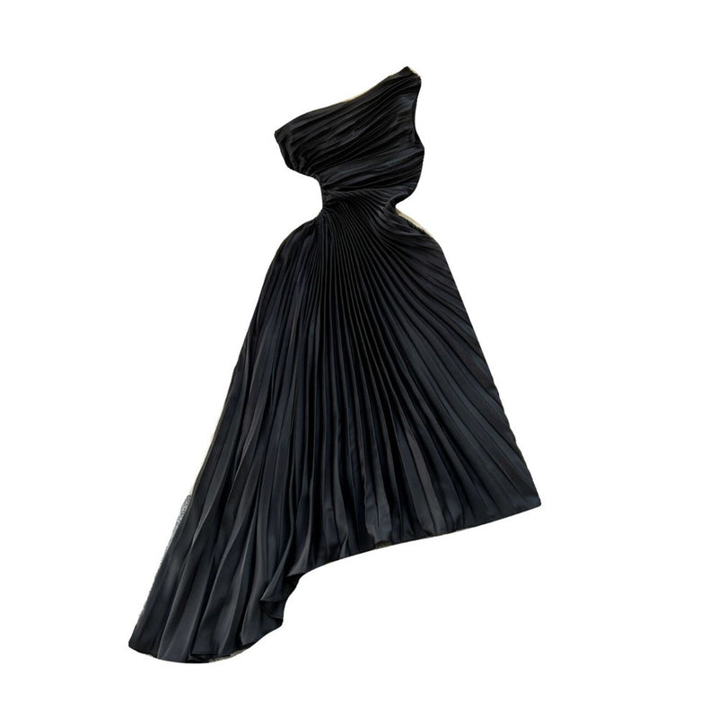 slim fit hollow-out dress, view 5 - MRSLM