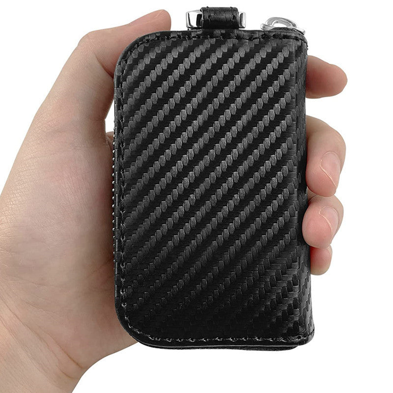 carbon fiber car key case, view 5 - MRSLM