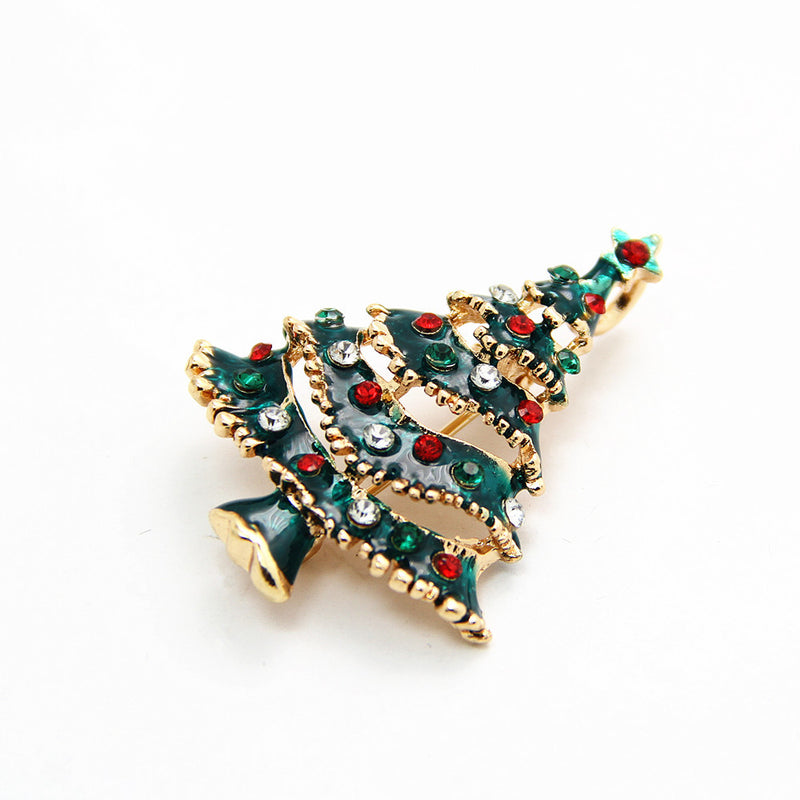 Christmas tree brooch pin, view 6 - MRSLM