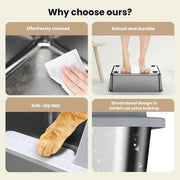 stainless steel cat litter box, view 6 - MRSLM