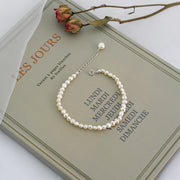 natural freshwater pearl bracelet, view 2 - MRSLM