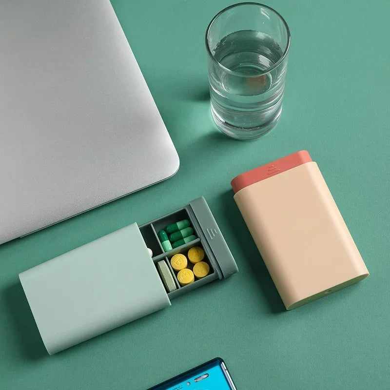 compact travel pill organizer, view 7 - MRSLM