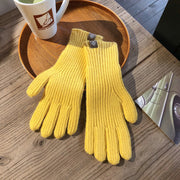 winter knitted wool gloves, view 2 - MRSLM