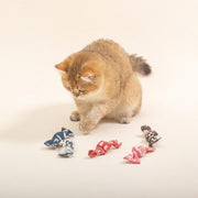 cat chew toy with bell and catnip, view 2 - MRSLM