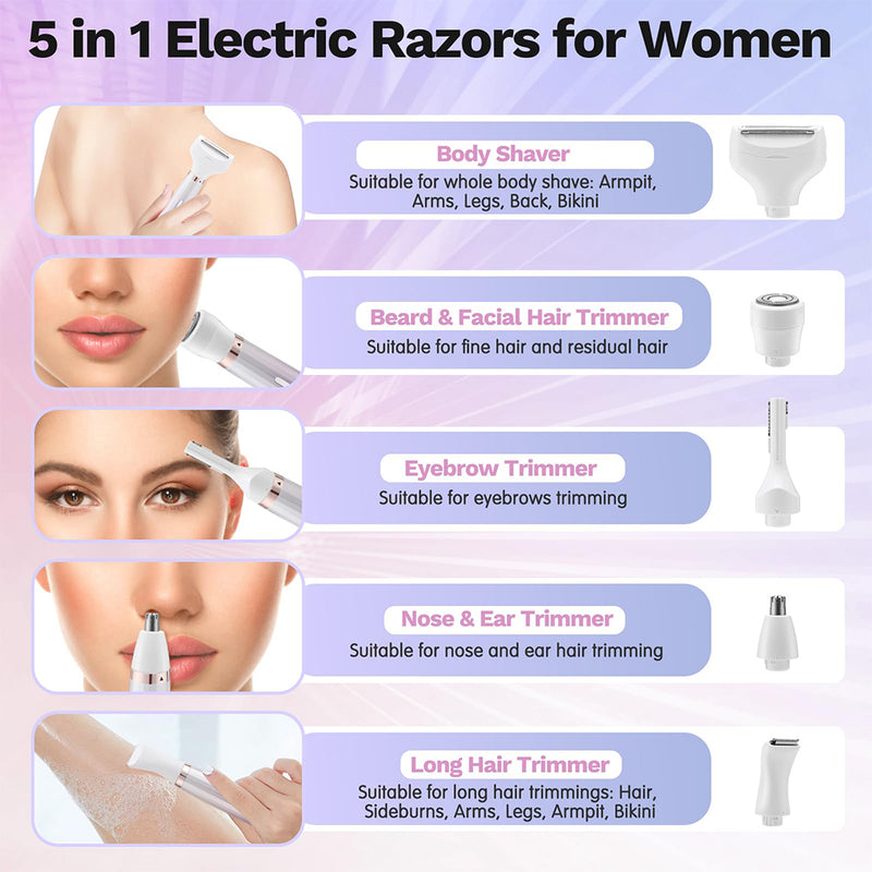 electric razor shaver for women, view 5 - MRSLM