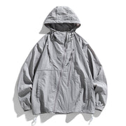 summer nylon coat men loose fit, view 7 - MRSLM