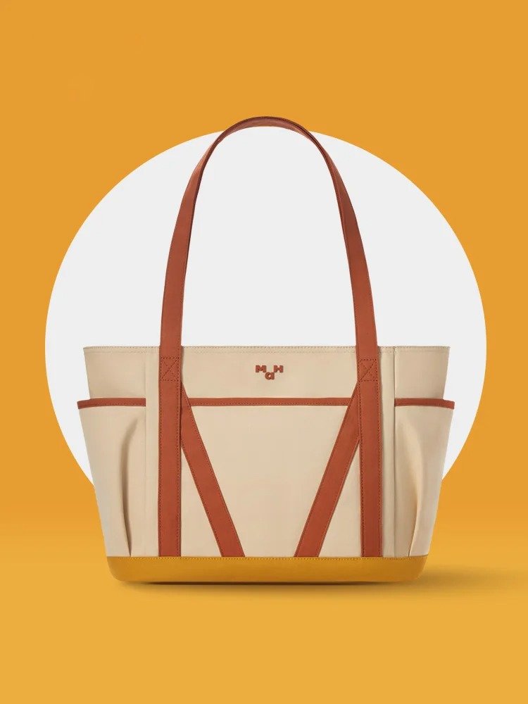 large-capacity canvas tote bag, view 4 - MRSLM