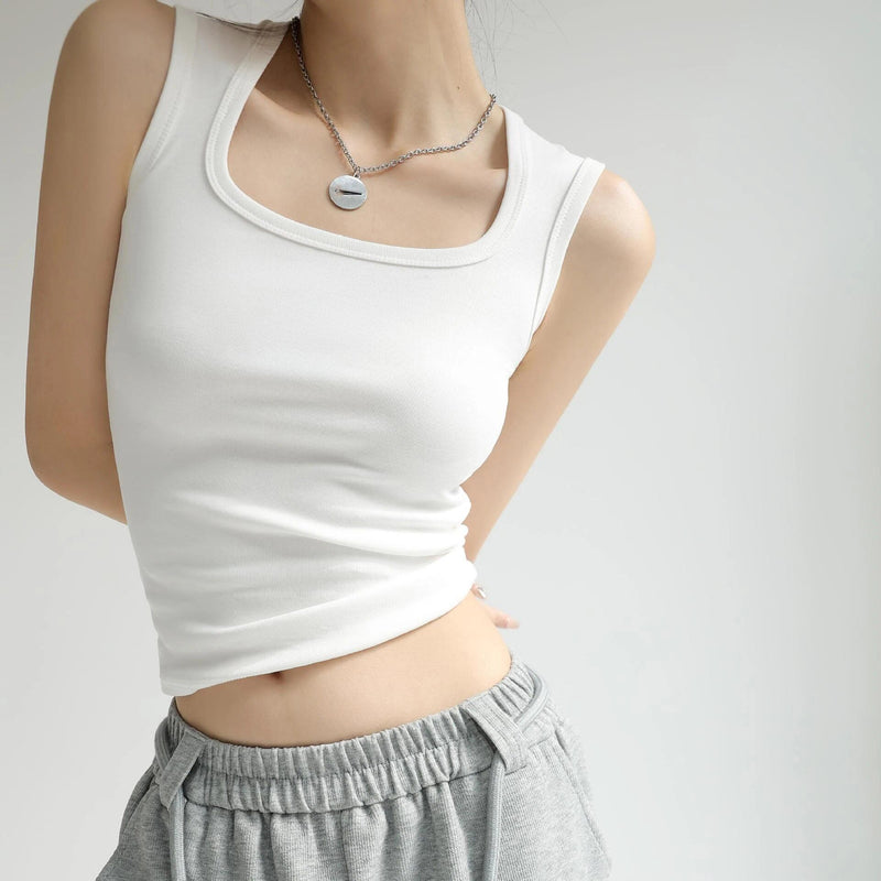 ribbed crop top, view 5 - MRSLM
