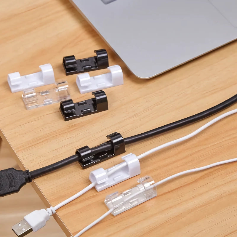 self-adhesive cable clips organizer, view 3 - MRSLM